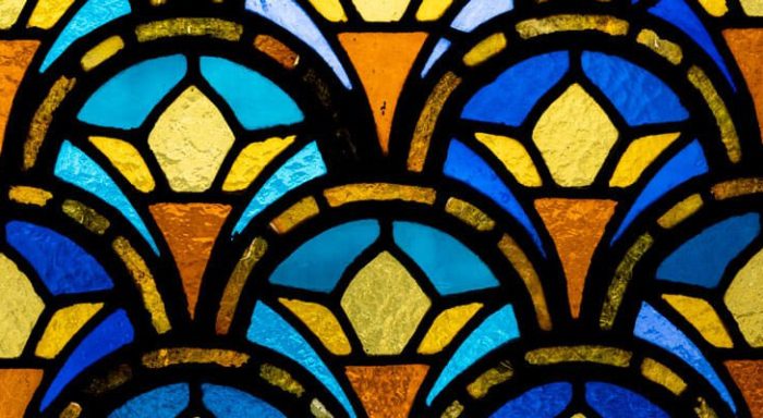 colorful stained glass windows