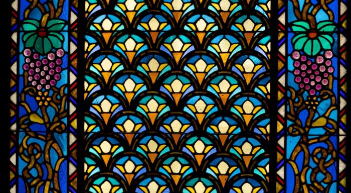 beautiful stained glass at b'nai jeshurun