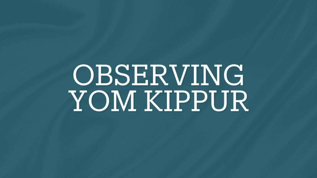 Opening the Gates: Observing Yom Kippur - B'nai Jeshurun
