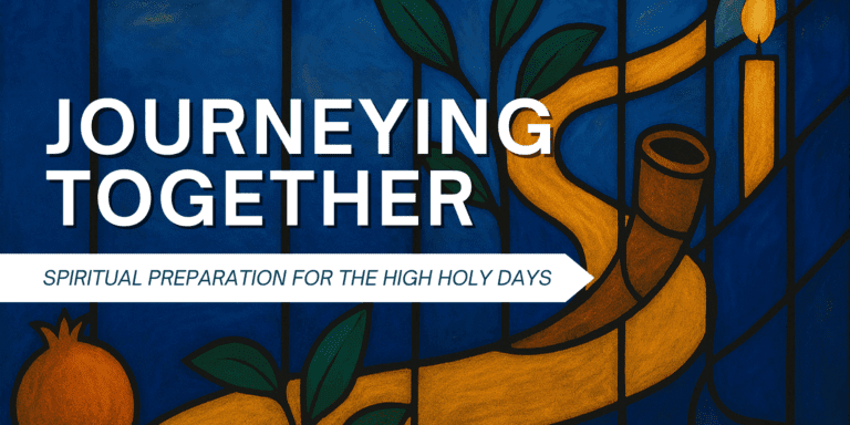 Weeks of Comfort, Days of Awe: Post-Kiddush Learning (In Person)